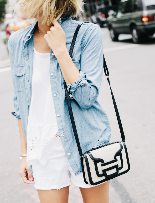 Rien de tel qu'un sac graphique pour accompagner un look casual boho !