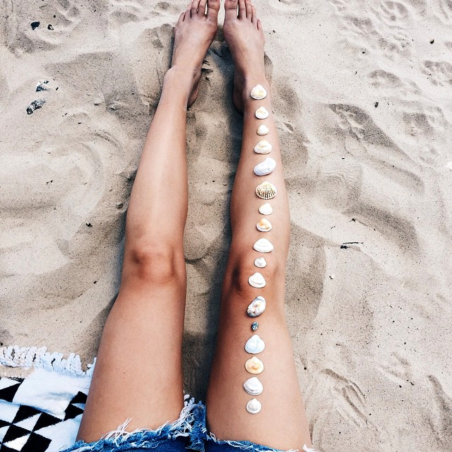 Une bonne mani�re de passer le temps � la plage...