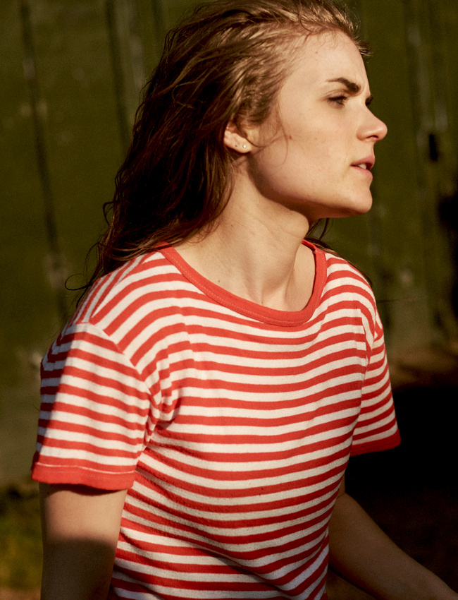 Wanted : un tee-shirt ray� rouge et blanc