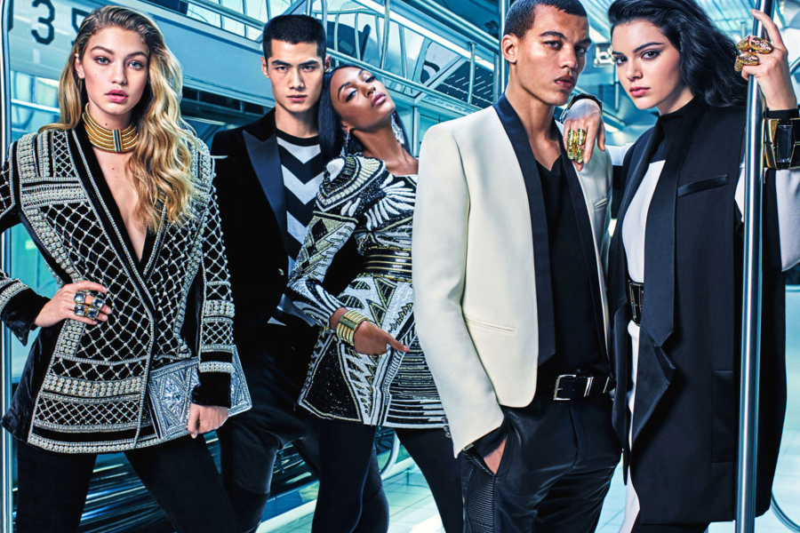 Premi�re image de la campagne Balmain x H&M