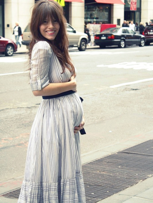 La robe longue : la meilleure alli�e des femmes enceintes !