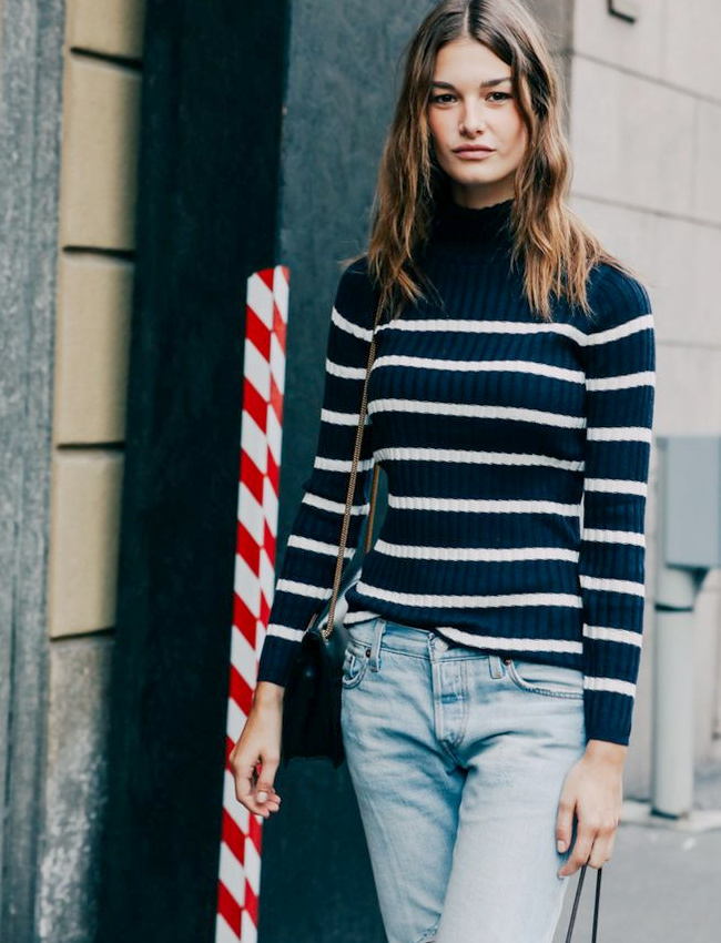 Wanted : un pull marini�re col roul�