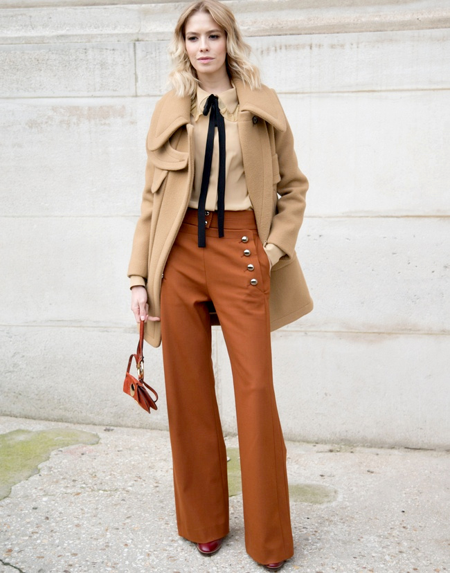 Brou de noix + camel + beige = le bon mix