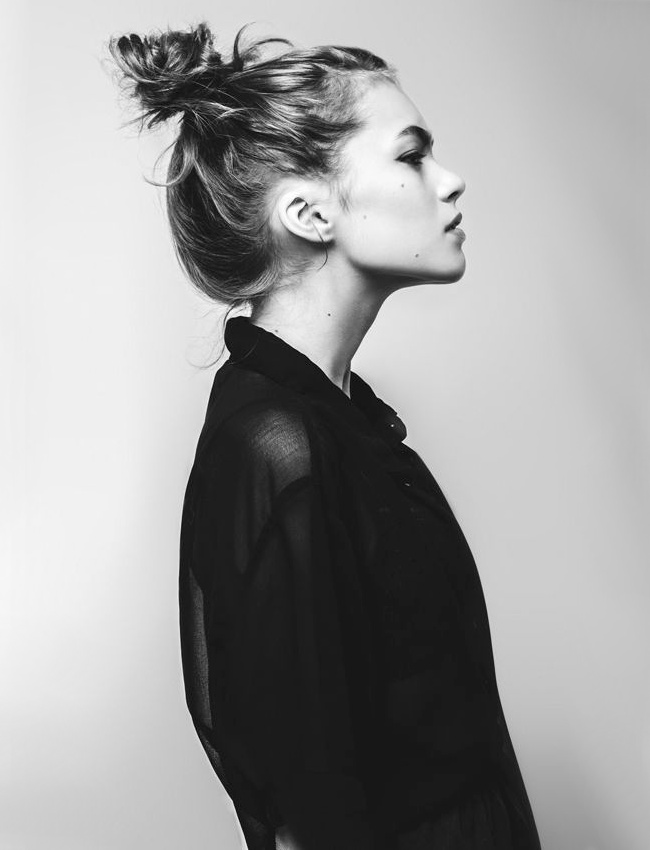 Le chignon coiff�/d�coiff� : une coiffure cool, sexy et facile � faire !