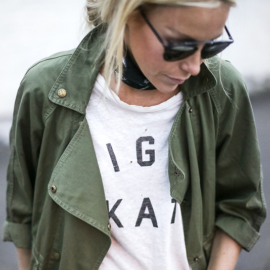 Entre teinte kaki parfaite et coupe l�g�rement oversize, cette veste militaire a tout bon !