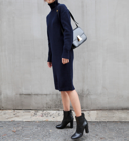 Noir + bleu marine = le bon mix