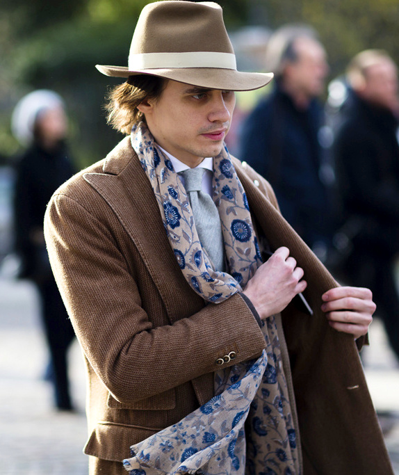 Cama�eu de marron + touche de lavande = le bon mix