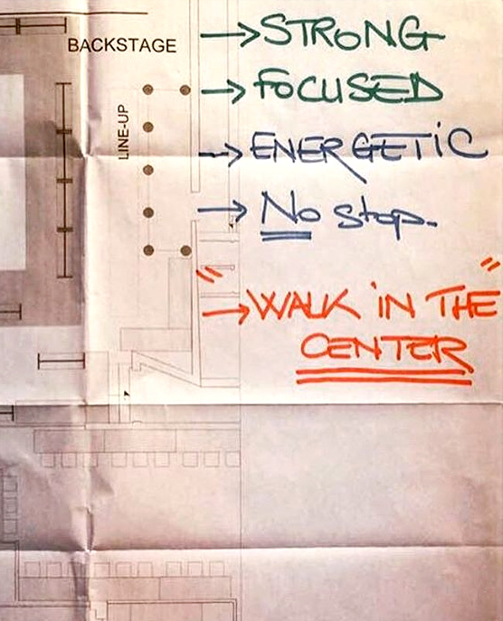 Le mantra du jour : les consignes du dernier d�fil� Diesel  !