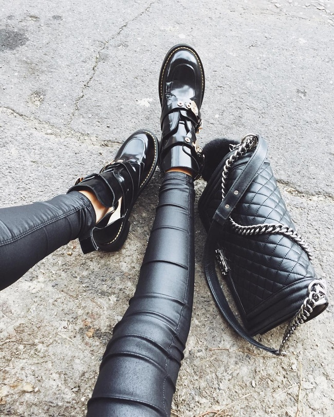 Oui aux mix and match de cuirs !