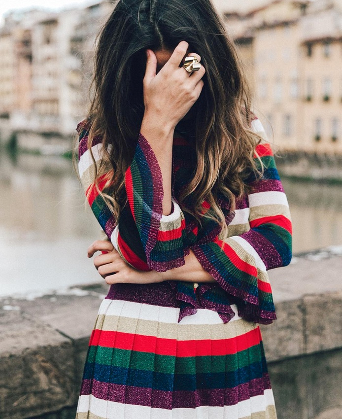 Color�e, graphique et ultra f�minine, cette robe Gucci ne manque pas de charme