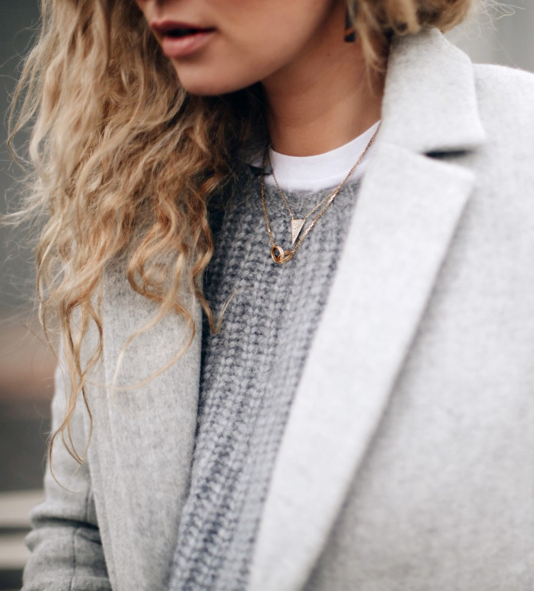 Gris + touche de blanc + �clats dor�s = le bon mix