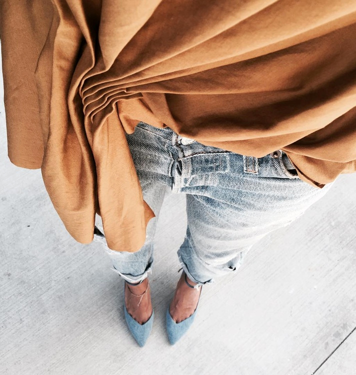 Bleu ciel + ocre = le bon mix