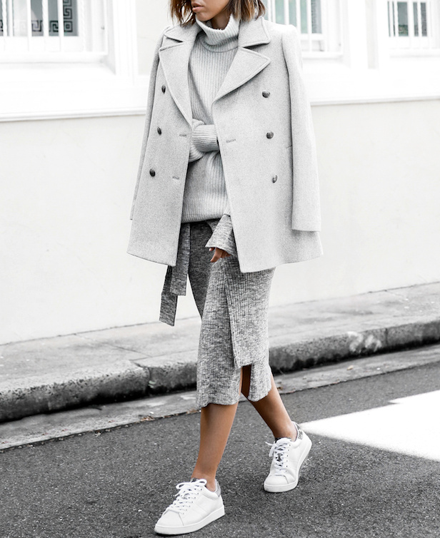 On ne se lasse pas du cama�eu de gris r�hauss� d'une touche de blanc !