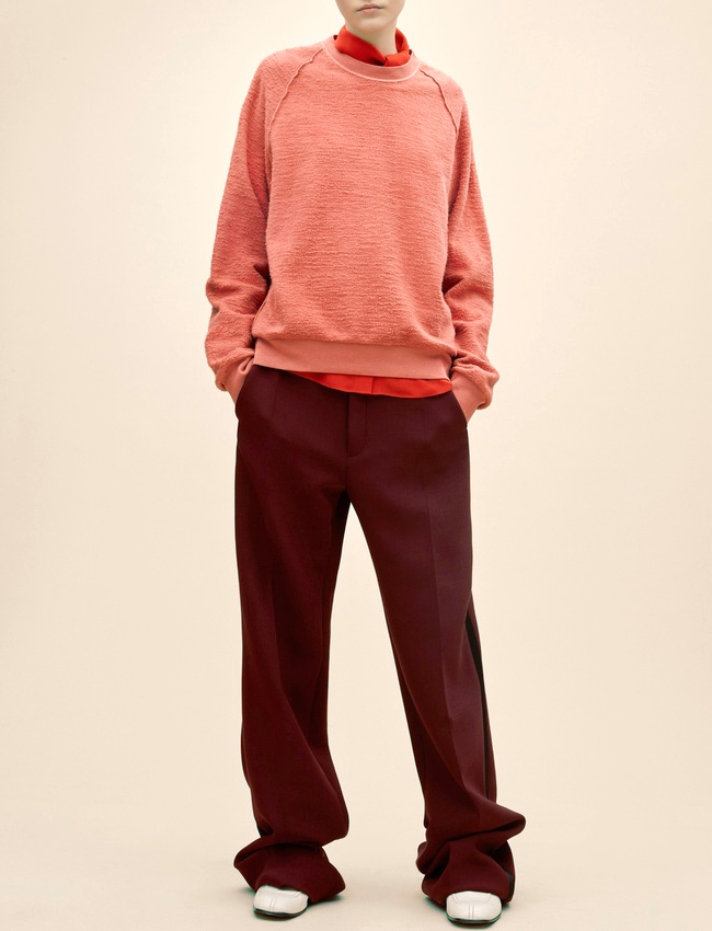 Bordeaux + rose p�le + orange = le bon mix