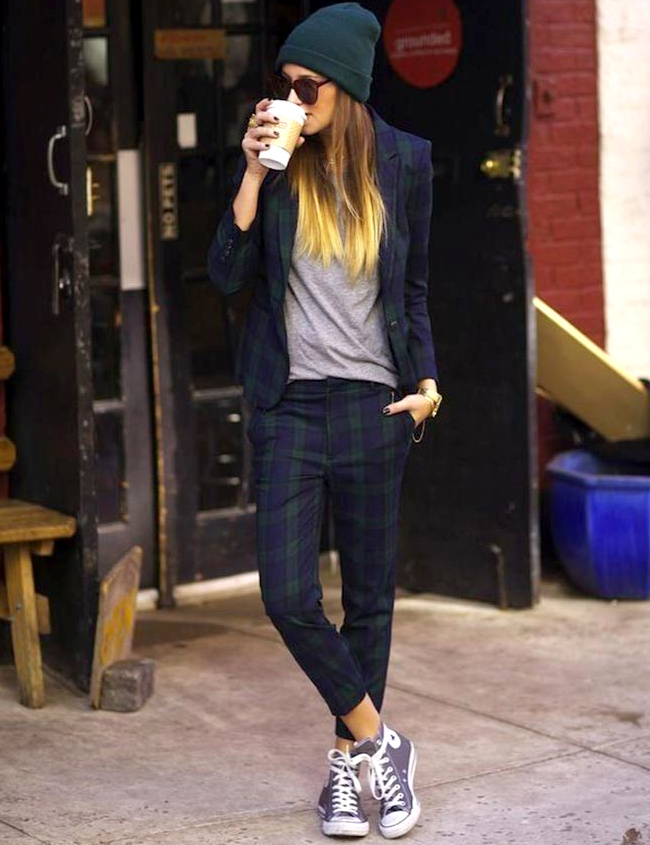 Trait� en mode casual, le costume � carreaux gagne en d�sirabilit�