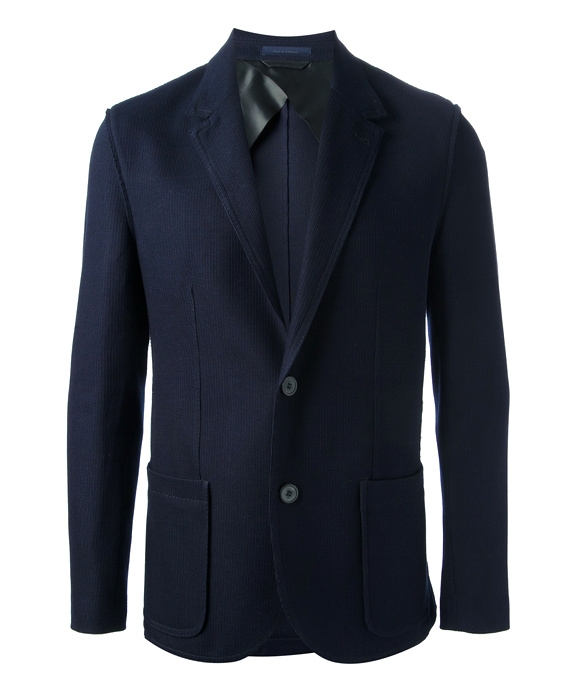 Le Blazer dstructur navy de LANVIN