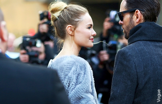 Kate Bosworth - Chignon haut