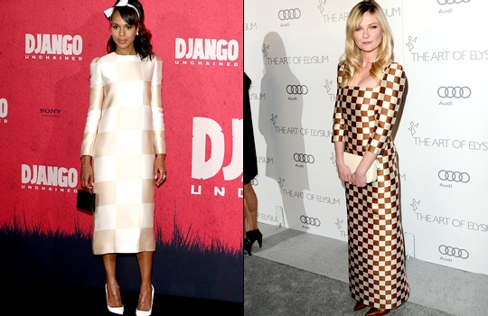 La robe à damier