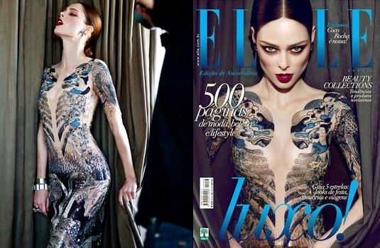 Coco Rocha pour ELLE Brsil