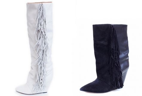 Bottes  franges Isabel Marant