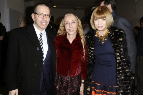 Jonathan Newhouse, Franca Sozzani & Anna Wintour 