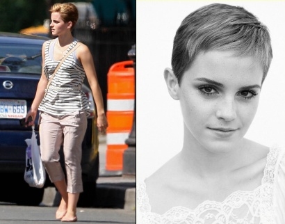 coupe courte femme emma watson