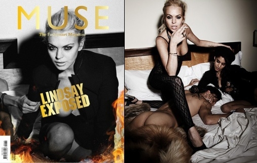 Lindsay Lohan pour Muse