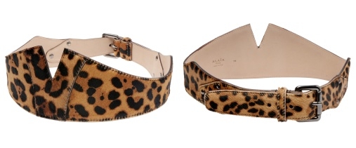 Ceinture léopard Alaïa