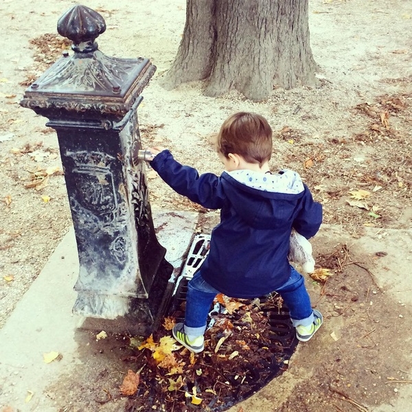 Charles au Jardin du Luxembourg