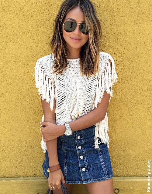 Blouse brodée