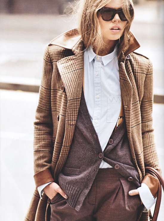 Wanted : un long manteau en tweed ultra masculin