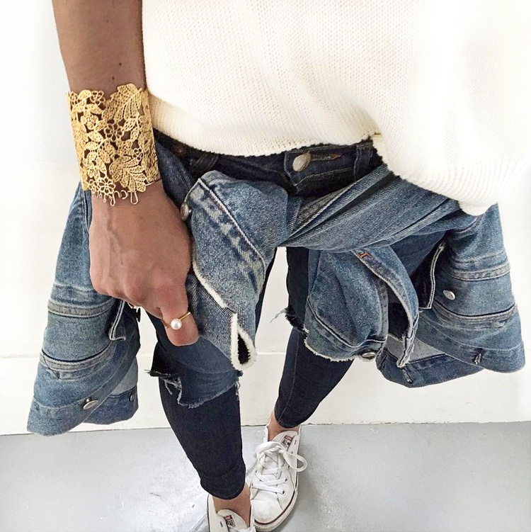 Wanted : un bracelet manchette v�g�tal