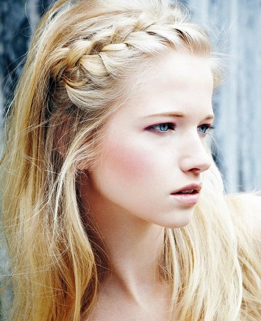 La demi-couronne de tresse, le plus romantique et naturel des serre-t�tes !