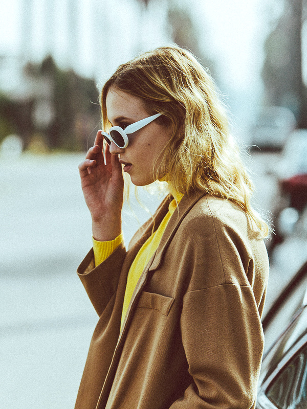 Camel + jaune + blanc = le bon mix