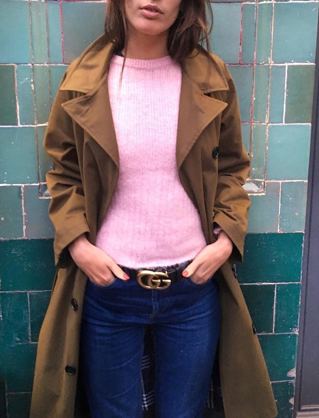 Bleu brut + rose guimauve + moka = le bon mix