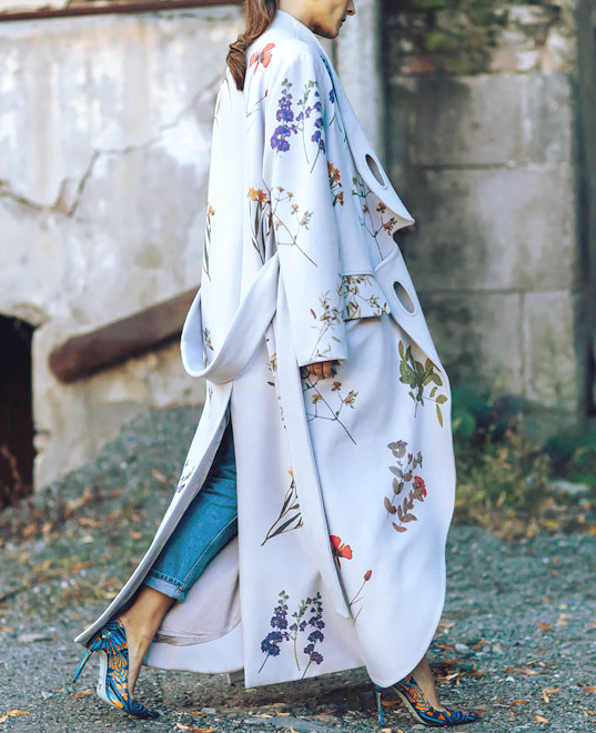 On aime quand manteau et kimono fusionnent !
