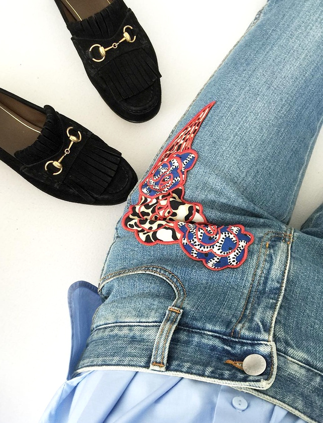 Apparemment, le jean de la rentr�e sera patch� ou ne sera pas