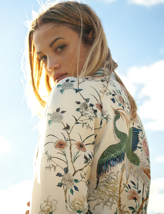 Cette saison, imprim�s japonisants et blouson bomber font particuli�rement bon m�nage !