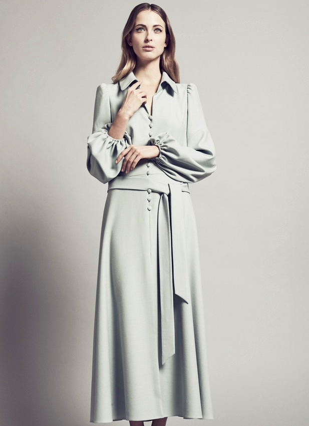 Vert c�ladon + esprit vintage = le bon mix