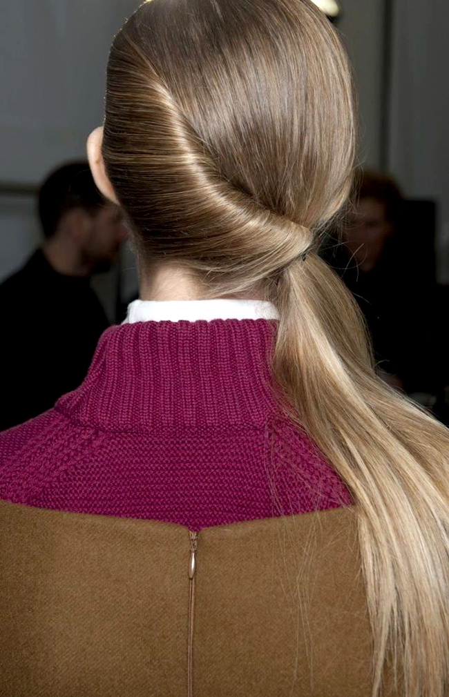 Oui � la queue de cheval asym�trique !