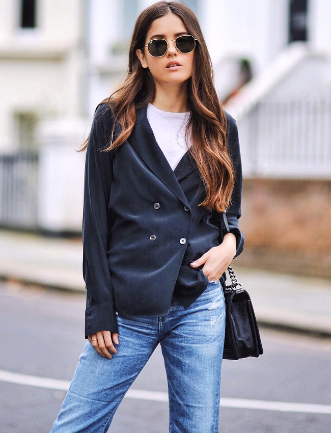 Le blazer chic, l'arme fatale du jean boyfriend !