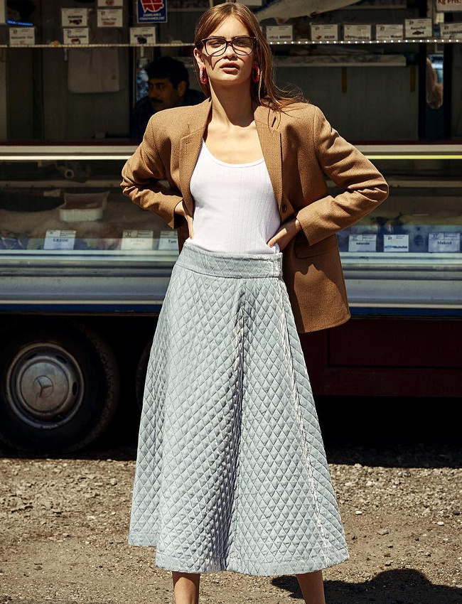 La jupe en velours damass�, on adopte ou pas ?