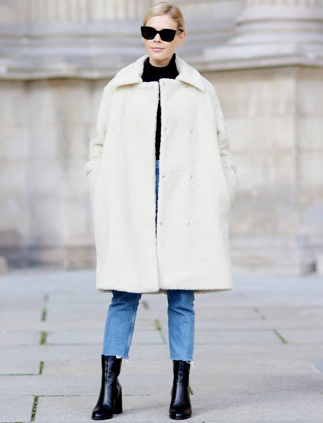 Oui au manteau en shearling un brin chic !