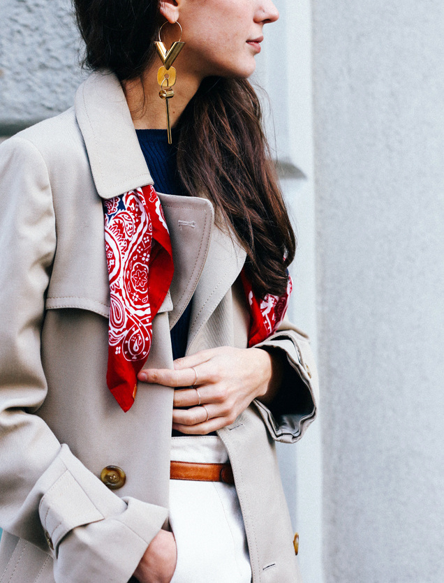 Rien de tel qu'un imprim� bandana pour twister des pi�ces classiques