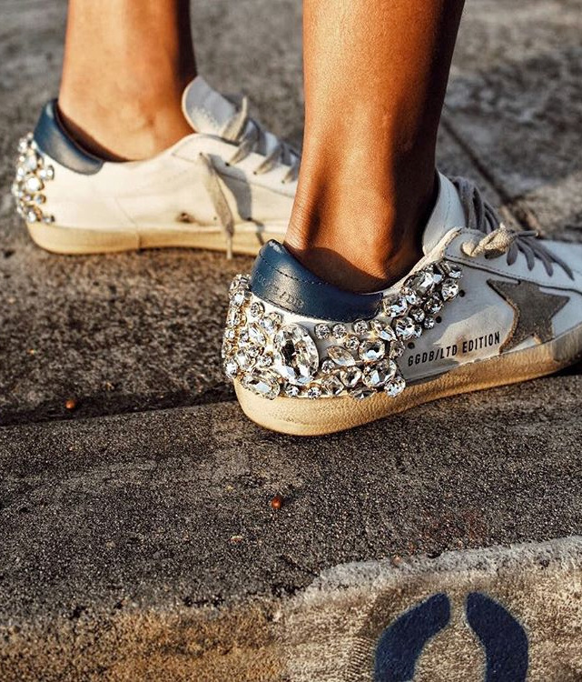 On aime quand les faux diamants cannibalisent les baskets !