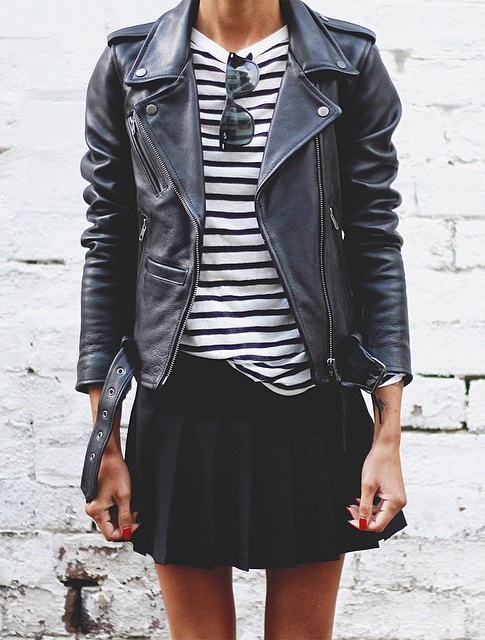 Le perfecto a le chic pour twister les pi�ces girly !