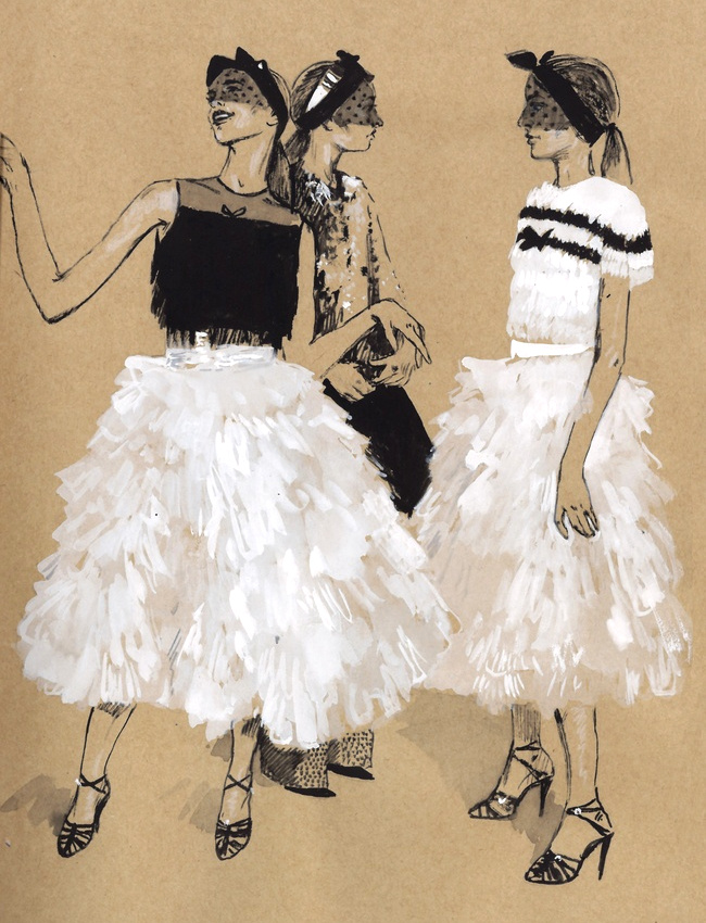 Les illustrations de mode, ou comment r�injecter un peu de po�sie au sein de celle-ci