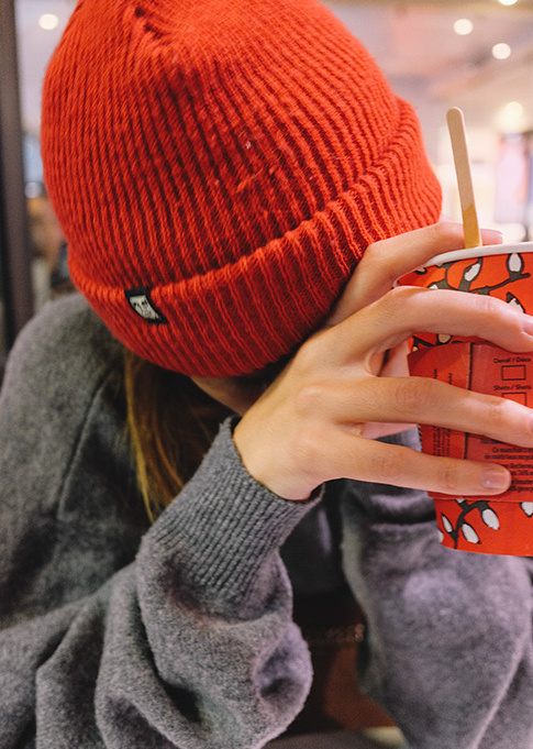 Orange + gris = le bon mix