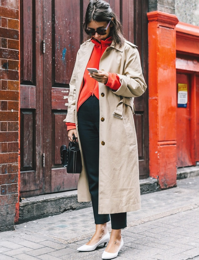 Cette saison, on pense � glisser une veste zipp�e sous nos trenchs !