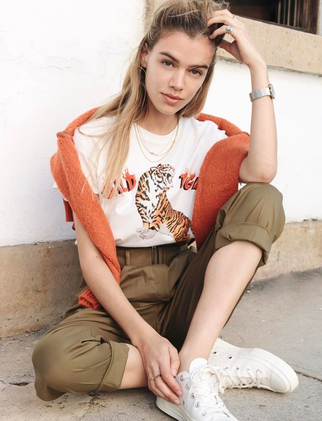 Ce printemps, on n'h�site pas � saupoudrer notre garde-robe d'une petite touche d'orange !